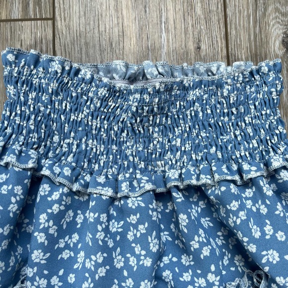 XS Ruffled skirt Shein Boho Floral - Picture 2 of 3